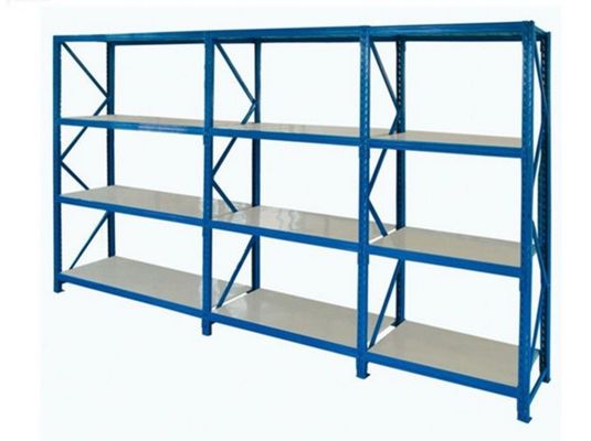 品質  Warehouse Steel Medium Duty Storage Rack With Upright Fram And Beams OEM Service 工場