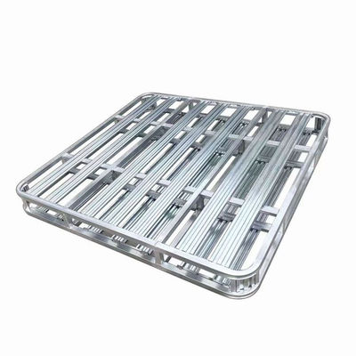 品質  Galvanized Heavy Duty Steel Pallet Warehouse Storage Stackable Metal Pallets 工場