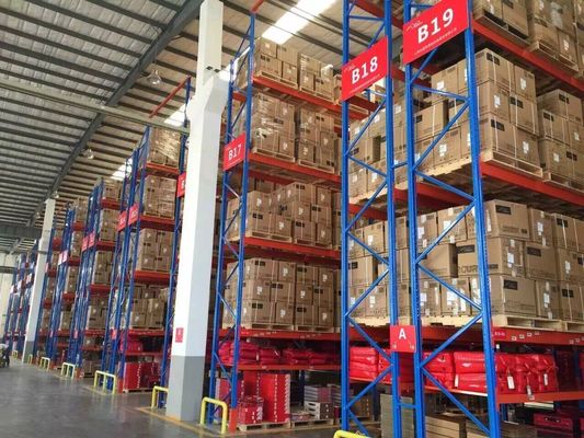 貯蔵設備のための鋼鉄の重量倉庫棚 組み立て構造