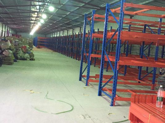 調整可能な金属棚 鉄製 重荷パレット 収納棚 製造者