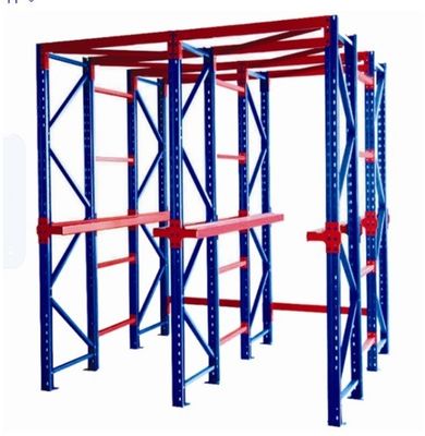 オーダーメイド 中途半端なストレージラック 組み立て / 溶接された構造鋼パレットラック メーカー