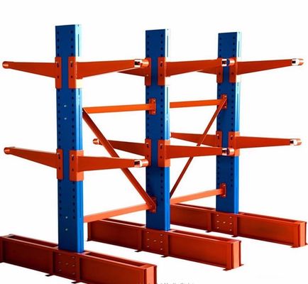多層炭素鋼のキャントリバワールパレットラック 高負荷能力