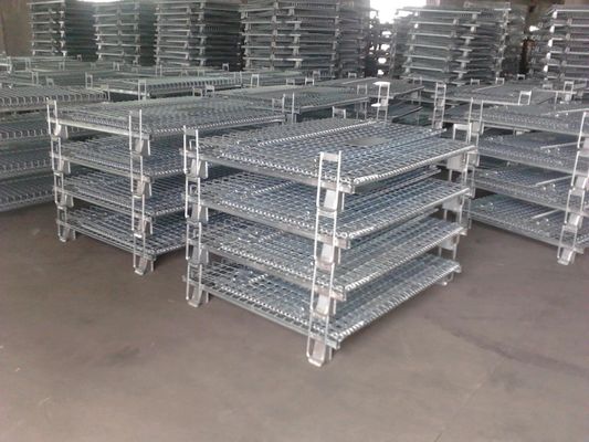 移動可能 積み重ねられる 鋼鉄ワイヤーメッシュケージ