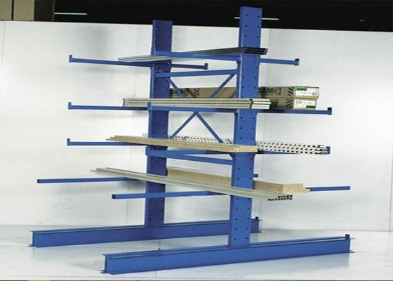 双面のキャントリバワーの貯蔵ラック 工業キャントリバワーの素材ラック 長物件用