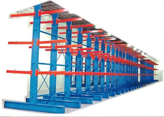 双面のキャントリバワーの貯蔵ラック 工業キャントリバワーの素材ラック 長物件用
