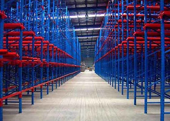 耐久性のある倉庫多層棚システム 最大4000kg/レバー