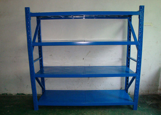 倉庫用軽量ストレージラック 100kg-120kg/層 産業用スロット角ラック