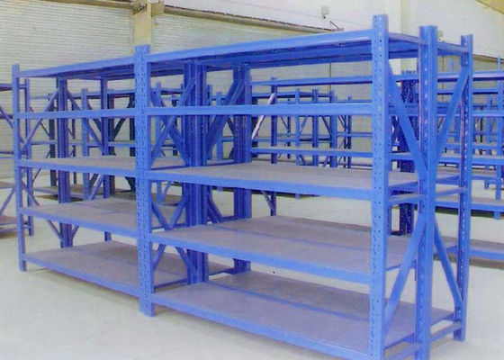 倉庫用軽量ストレージラック 100kg-120kg/層 産業用スロット角ラック