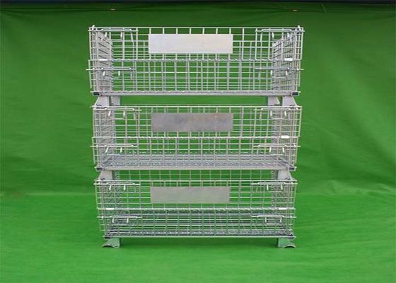 移動可能 積み重ねられる 鋼鉄ワイヤーメッシュケージ