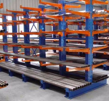 多層炭素鋼のキャントリバワールパレットラック 高負荷能力