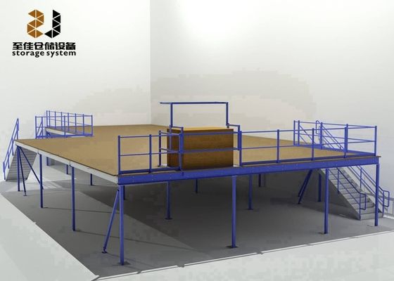 ボルトレス / ニットシェルビング マックス 6000mm ストレート 倉庫用 メザンラインデッキ