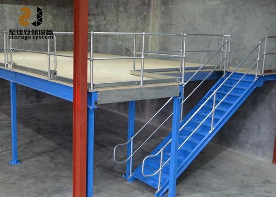 鋼Q235 / Q345 産業用メザンライン 床 倉庫用 2層