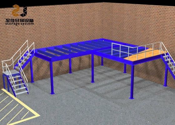 オーダーメイド 工業用メザンジン床 500kg/sqm-1500kg/sqm オフィス用メザンジン構造物