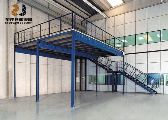 安全鋼鉄構造 産業用メザンジン床 組み立てられたメザンジン貯蔵台