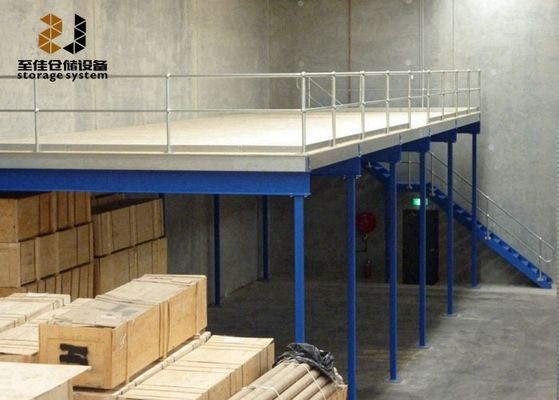 安全鋼鉄構造 産業用メザンジン床 組み立てられたメザンジン貯蔵台