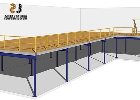 材料処理用 鋼鉄化倉庫 メザンジン床 500kg/sqm-1500kg/sqm