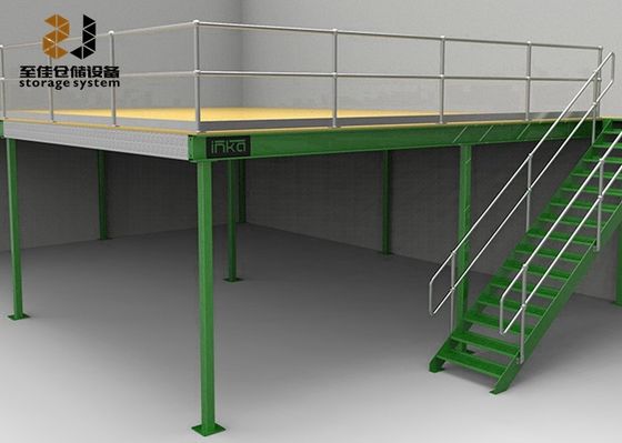 耐久性のある工業用メザンライン床 / ボルトレスリベット棚 5 年間の保証