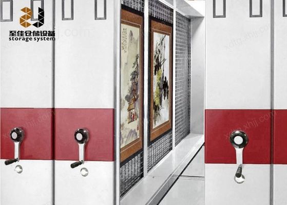 6 層 カスタマイズされた移動ファイルキャビネット 棚システム 簡単に組み立て