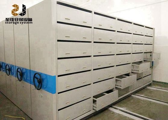 セキュリティロック 6層 移動ファイルキャビネット シェルフシステム 保証 5年