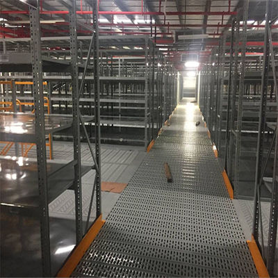 鉄鋼工業メザンライン床 床 積載 300-1000kg/平方メートル 汎用的な貯蔵オプション
